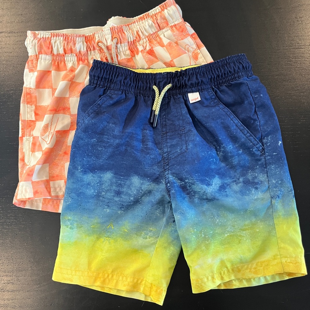 Cat & Jack boys bathing suit bundle size XS